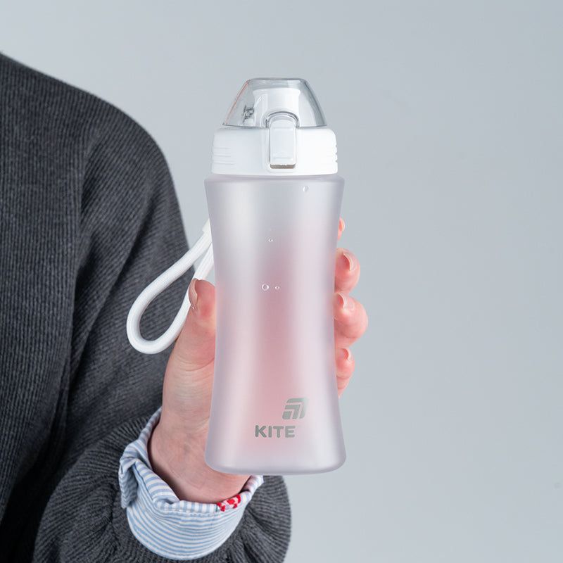 Butelka na wodę Kite K25-1215-1, 500 ml, biała
