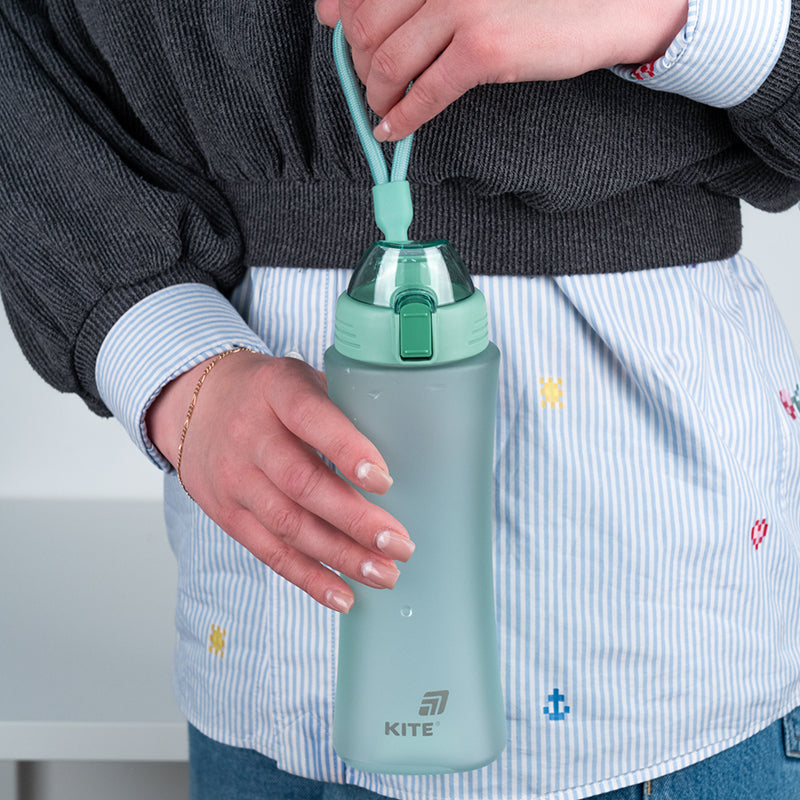 Butelka na wodę Kite K25-1216-2, 660 ml, turkusowa