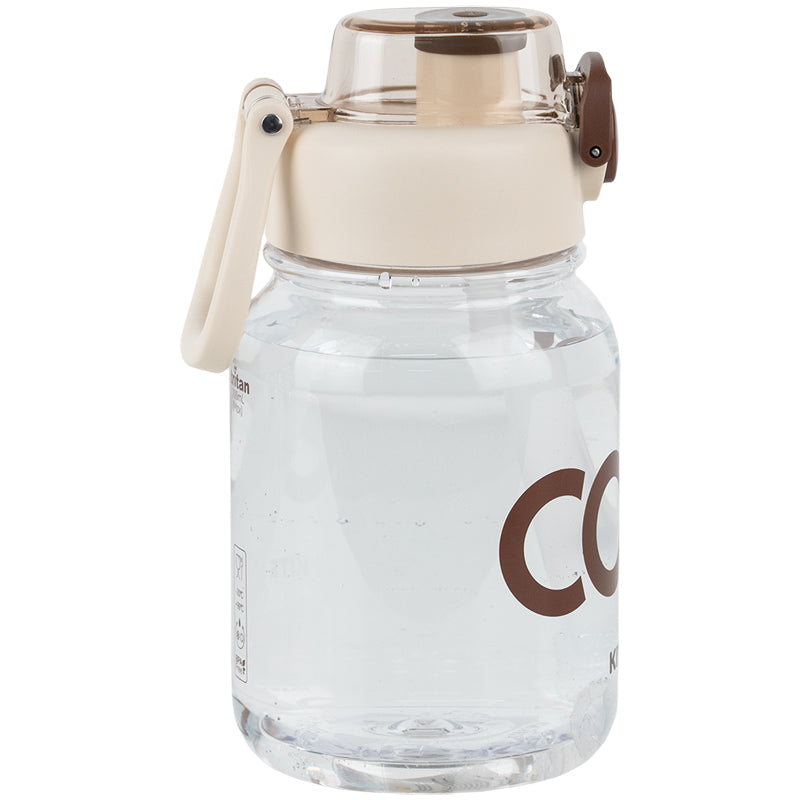 Butelka na wodę Kite K25-1217-1, 700 ml, biało-brązowa