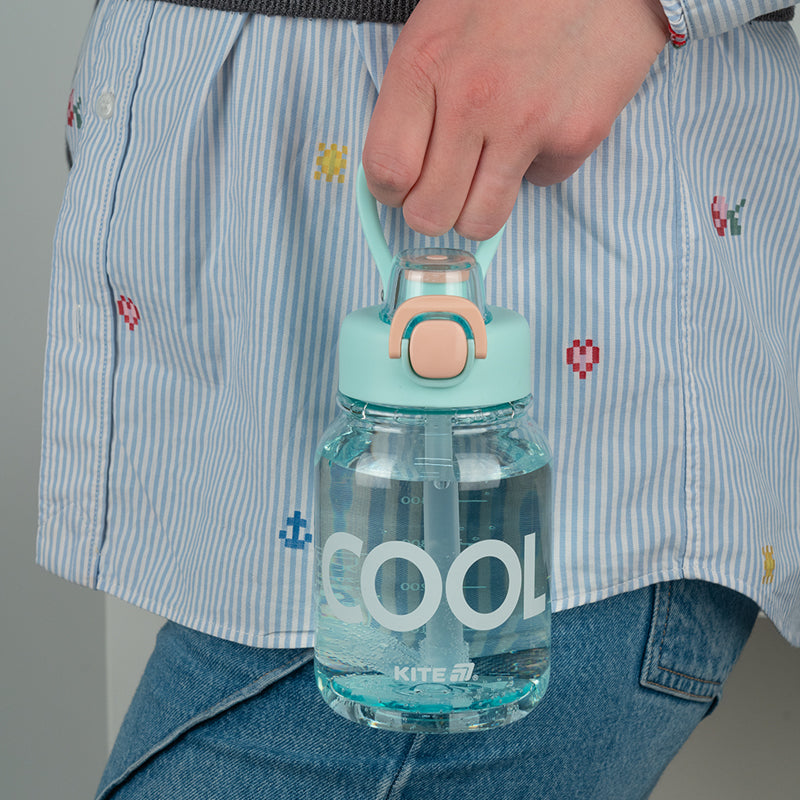 Butelka na wodę Kite K25-1217-2, 700 ml, różowo-turkusowa