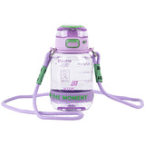 Butelka na wodę Kite K25-1218-1, 700 ml, fioletowo-zielona