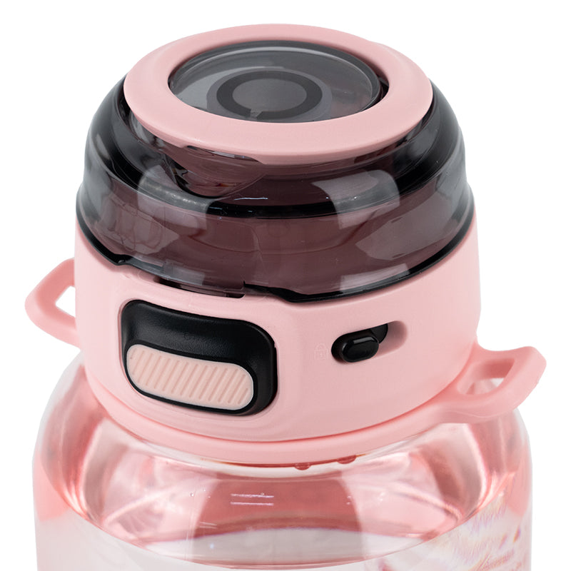 Butelka na wodę Kite K25-1218-3, 700 ml, różowo-szara