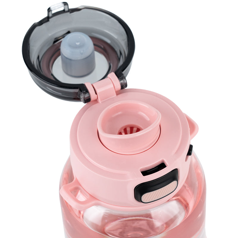 Butelka na wodę Kite K25-1218-3, 700 ml, różowo-szara