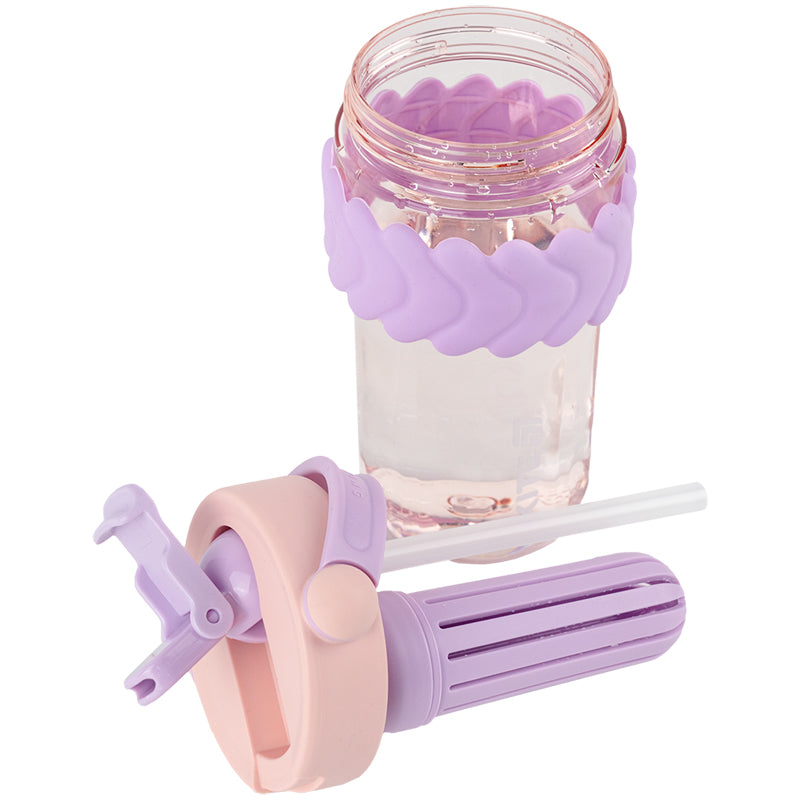 Szklanka na wodę Kite K25-1230-2, 700 ml, liliowo-różowa