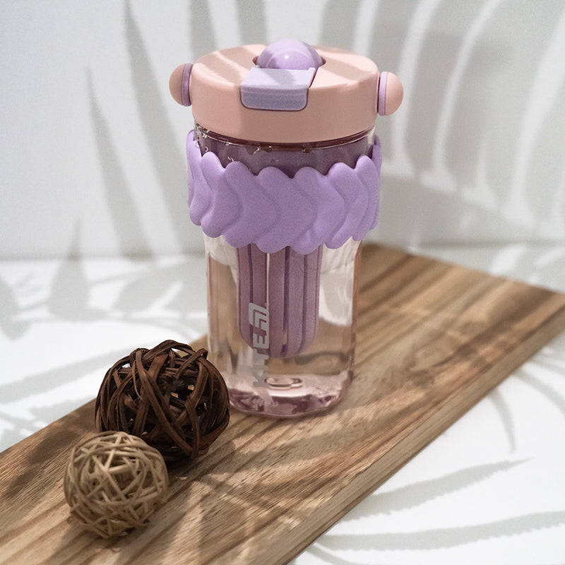 Szklanka na wodę Kite K25-1230-2, 700 ml, liliowo-różowa