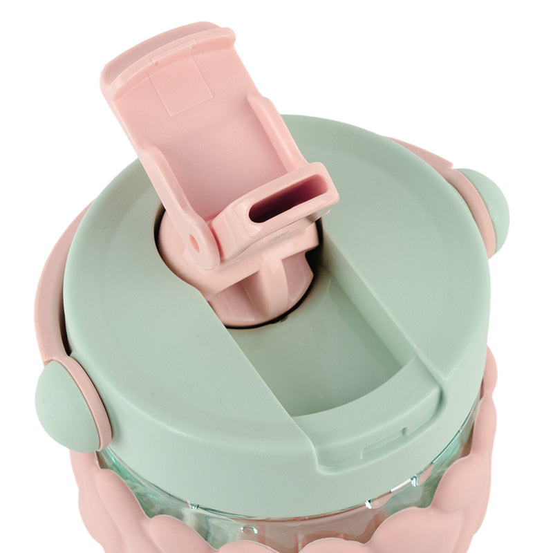 Szklanka na wodę Kite K25-1230-3, 700 ml, miętowo-różowa