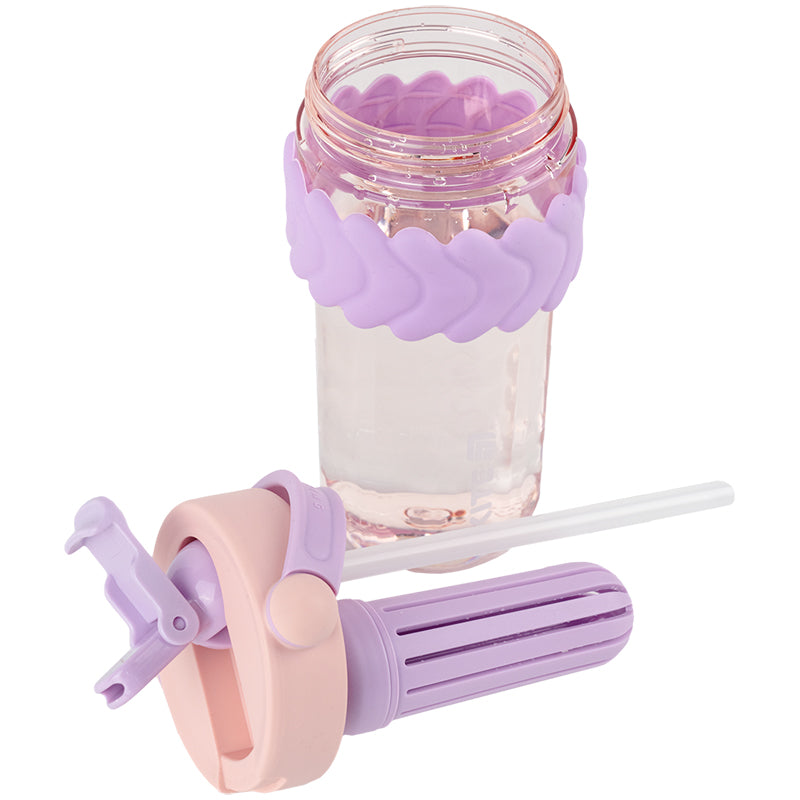 Szklanka na wodę Kite K25-1231-2, 900 ml, liliowo-różowa
