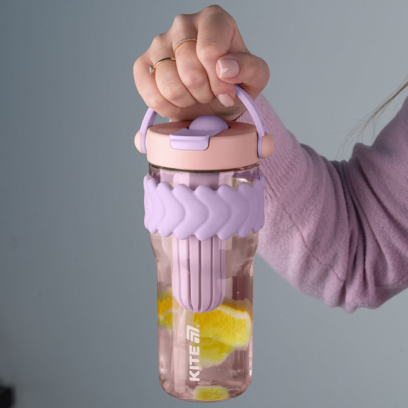 Szklanka na wodę Kite K25-1231-2, 900 ml, liliowo-różowa