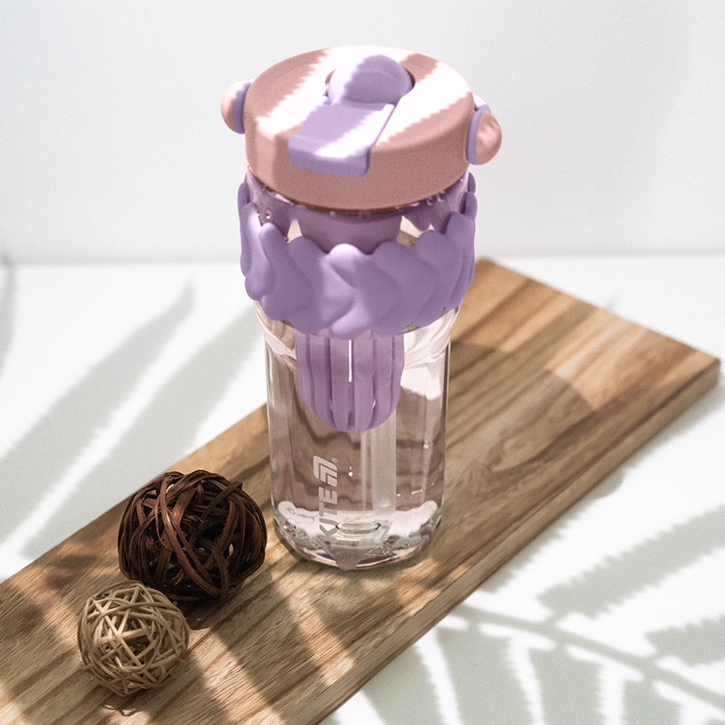 Szklanka na wodę Kite K25-1231-2, 900 ml, liliowo-różowa