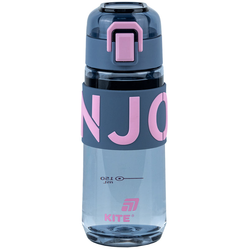 Butelka na wodę Kite K25-1232-2, 550 ml, szaro-różowa