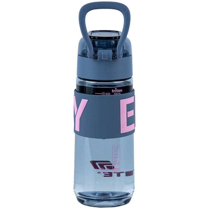 Butelka na wodę Kite K25-1232-2, 550 ml, szaro-różowa