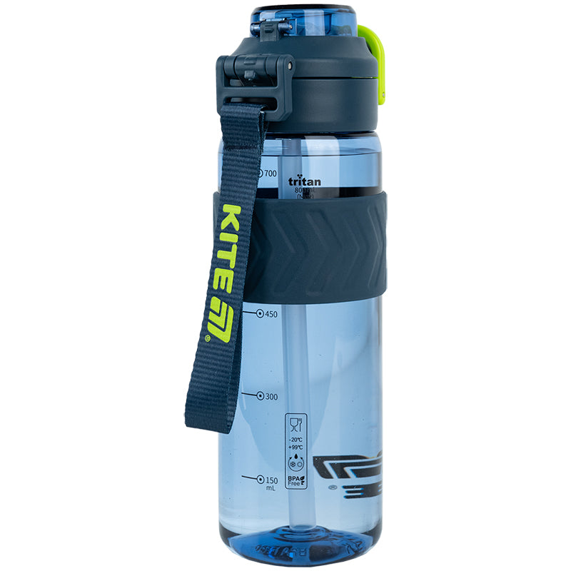 Butelka na wodę Kite K25-1234-2, 800 ml, niebiesko-zielona