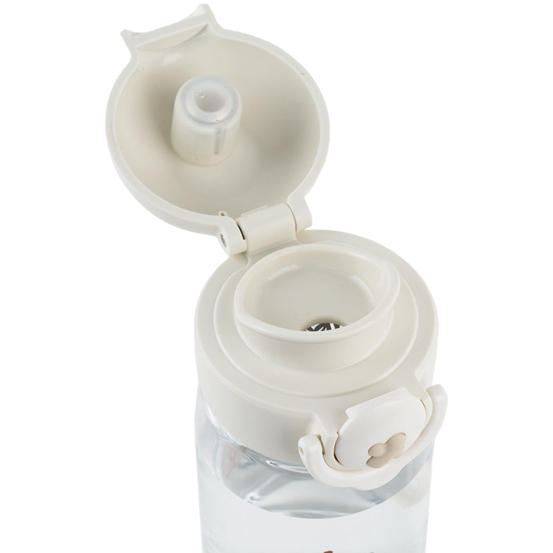 Butelka na wodę Kite K25-1236-1, 480 ml, biała