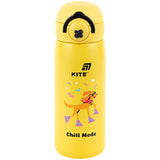 Termos z przyciskiem Kite K25-1221-2, Chil mode, 430 ml,żółty