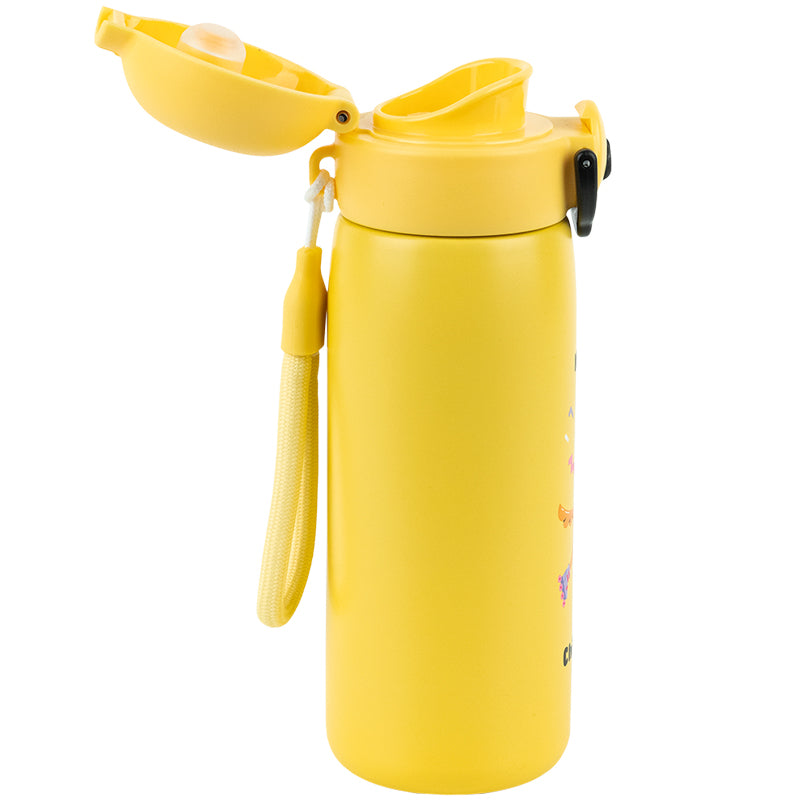 Термос з кнопкою Kite K25-1221-2, Chil mode, 430 мл, жовтий