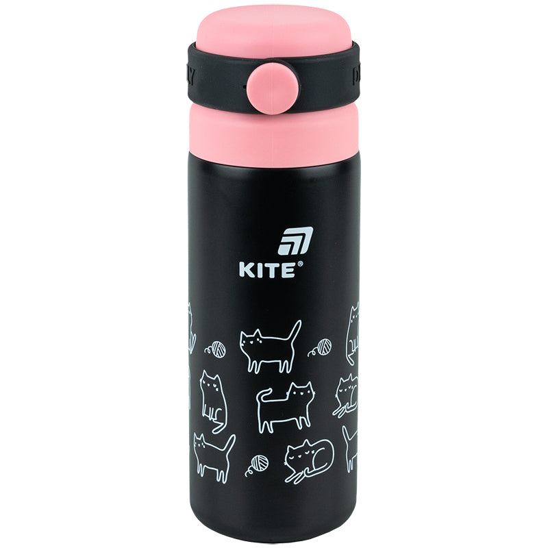 Термос Kite K25-1222-3, 500 мл, чорний