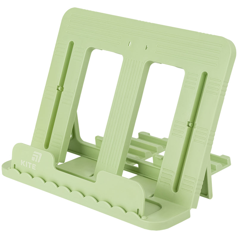 Podpórka do książek Kite K25-330-2, plastikowa, zielona