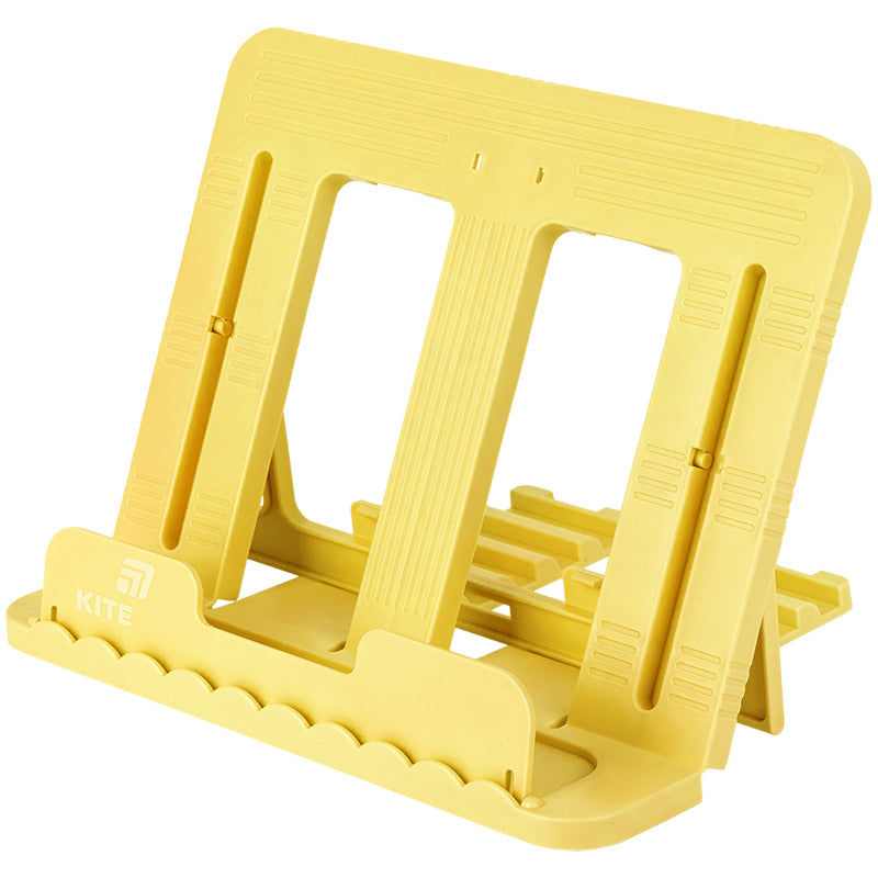 Podpórka do książek Kite K25-330-5, plastikowa,  żółty