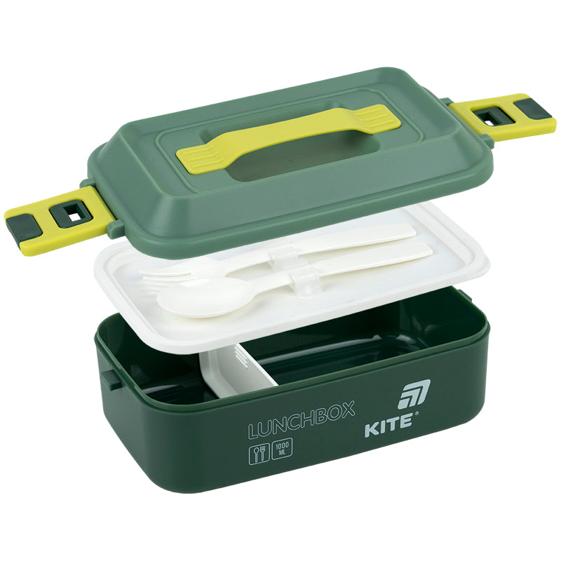 Śniadaniówka Kite K25-1183-3, 1000 ml, zielony