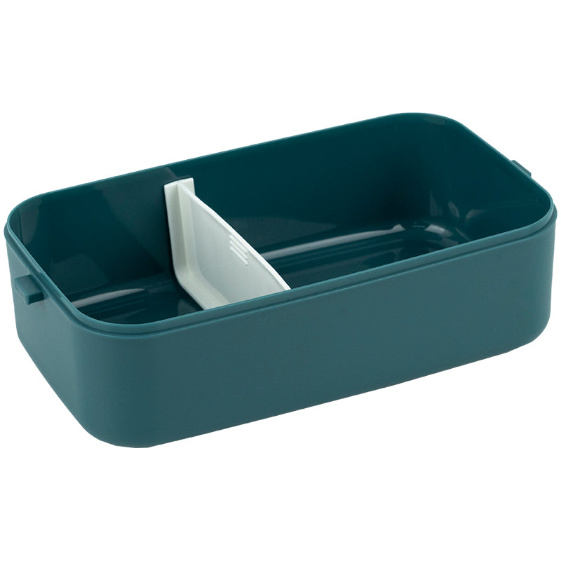 Śniadaniówka podwójnа z sztućcami Kite K25-1184-2, 2000 ml, niebieski