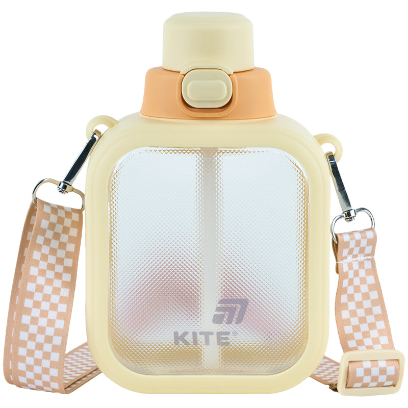 Пляшечка для води Kite K25-1237-1, 700 мл, жовта