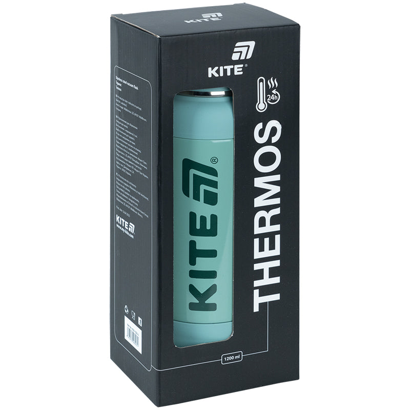 Termos Kite K25-1225-3, 1200 ml, zielony