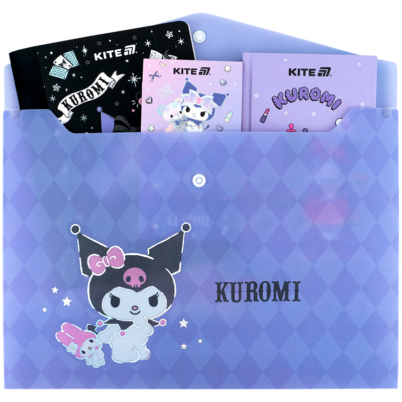 Teczka na zatrzask Kite Kuromi HK25-244-1, А4