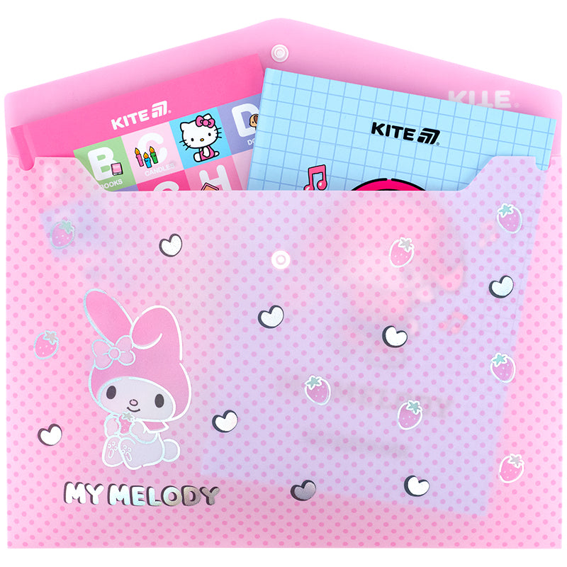 Teczka na zatrzask Kite My Melody HK25-244-3, А4