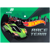 Teczka na zatrzask Kite Hot Wheels HW25-244, А4
