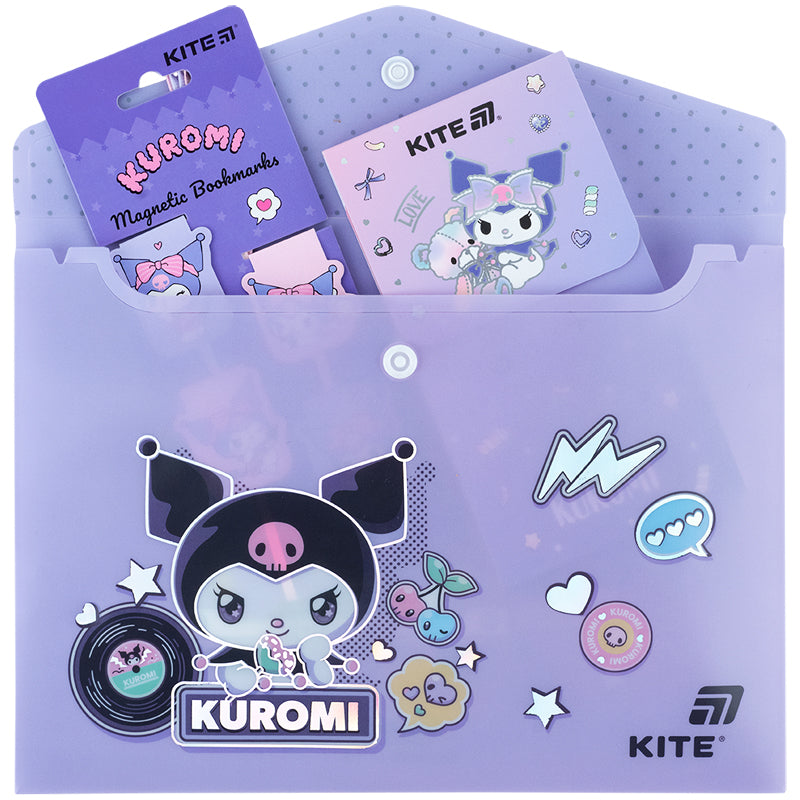 Teczka na zatrzask Kite Kuromi HK25-244-1, А5