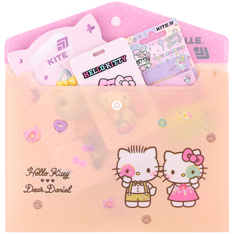 Teczka na zatrzask Kite Hello Kitty HK25-244-4, А5