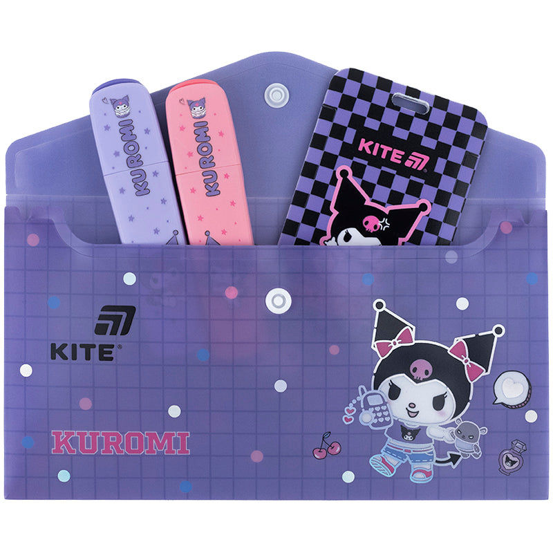 Teczka na zatrzask Kite Kuromi HK25-246-1, DL