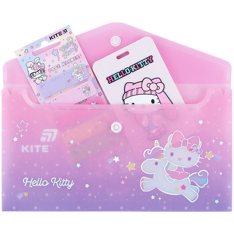 Teczka na zatrzask Kite Hello Kitty HK25-246-2, DL