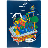 Teczka na gumki Kite Hot Wheels HW25-247, A4