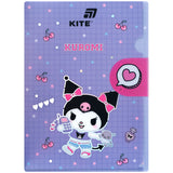 Teczka narożna z klapką Kite Kuromi HK25-248-1, A4
