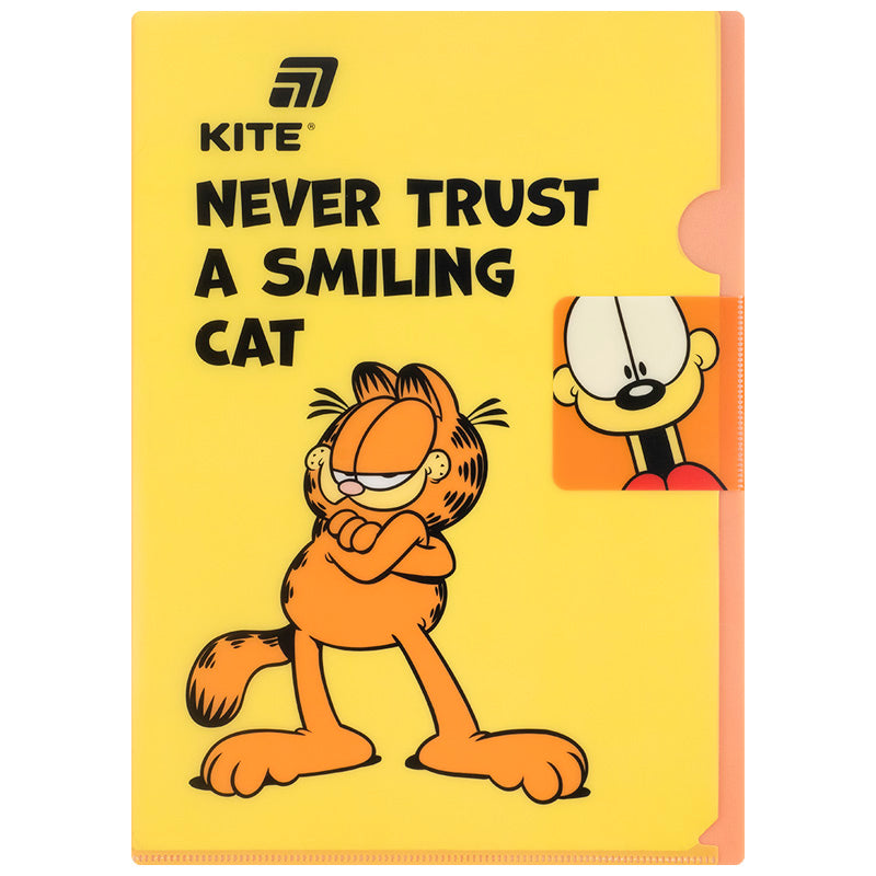 Teczka narożna z klapką Kite Garfield GF25-248-1, A4