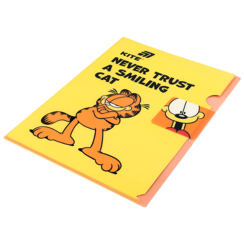 Teczka narożna z klapką Kite Garfield GF25-248-1, A4