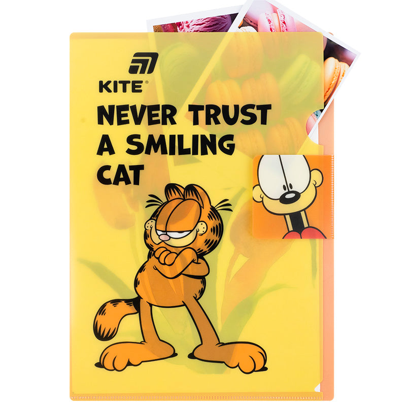 Teczka narożna z klapką Kite Garfield GF25-248-1, A4