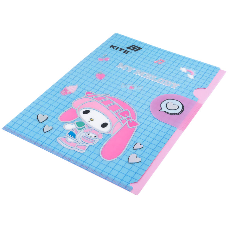 Teczka narożna z klapką Kite My Melody HK25-248-3, A4