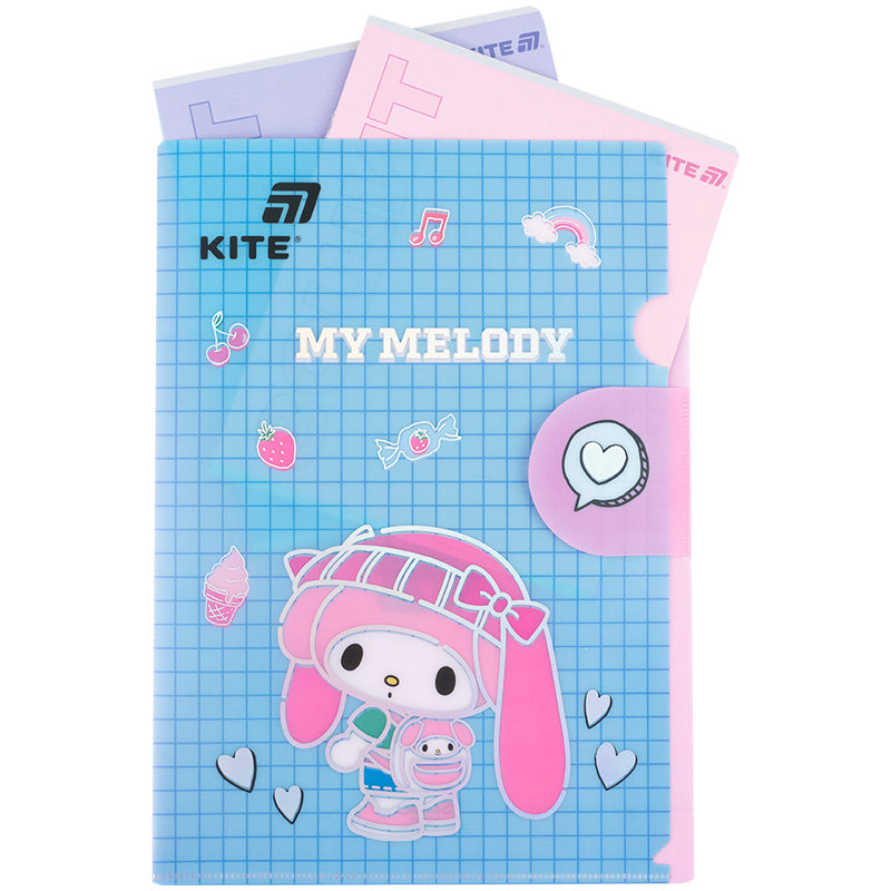 Teczka narożna z klapką Kite My Melody HK25-248-3, A4