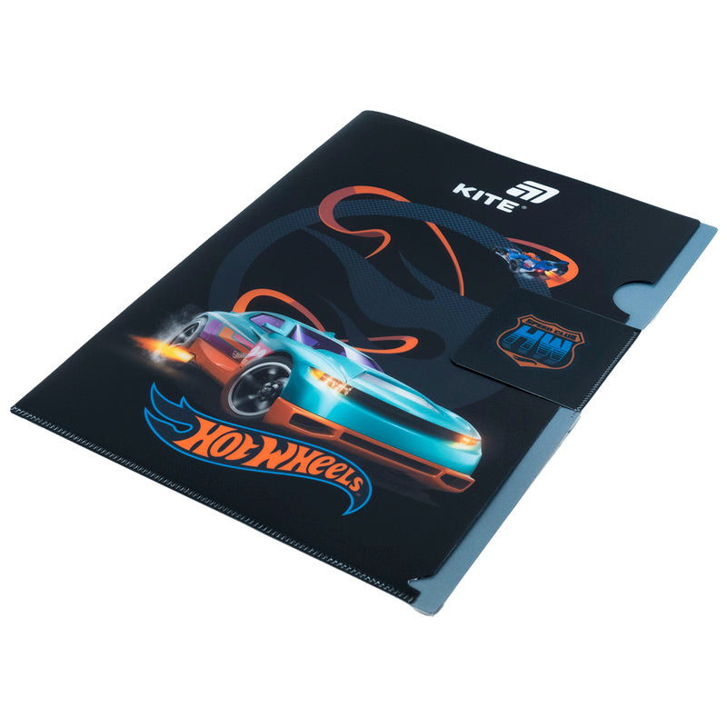 Teczka narożna z klapką Kite Hot Wheels HW25-248-2, A4