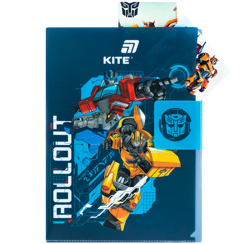 Teczka narożna z klapką Kite Transformers TF25-248, A4