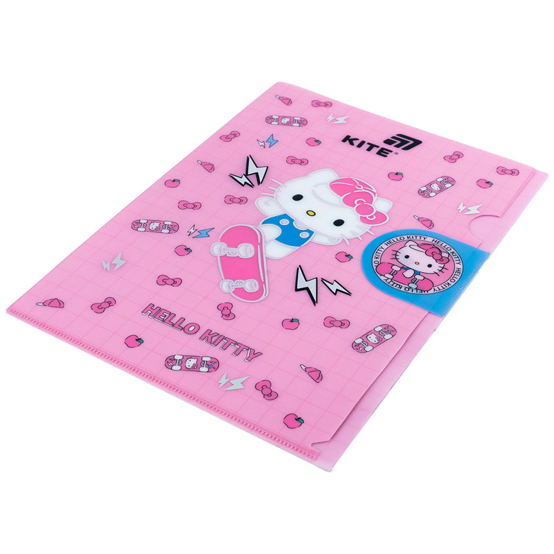 Teczka narożna z klapką Kite Hello Kitty HK25-248-4, A4
