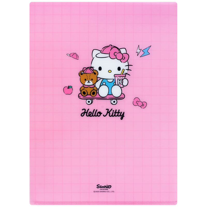Teczka narożna z klapką Kite Hello Kitty HK25-248-4, A4