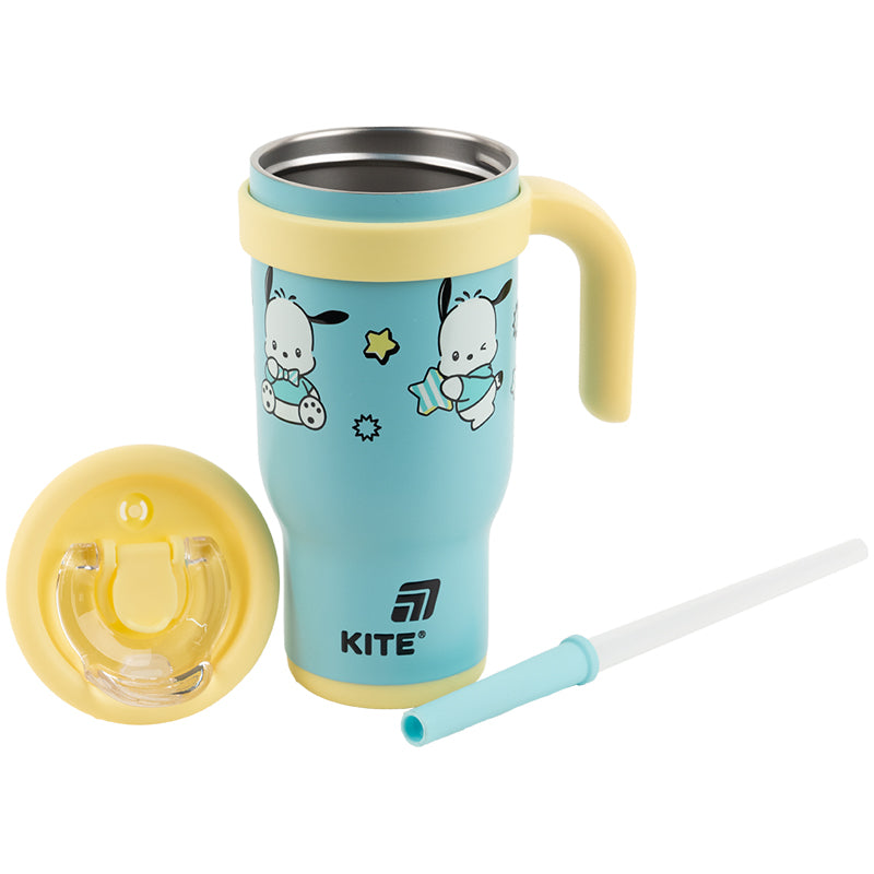 Kubek termiczny ze słomką Kite Pochacco PC25-1266, 530 ml