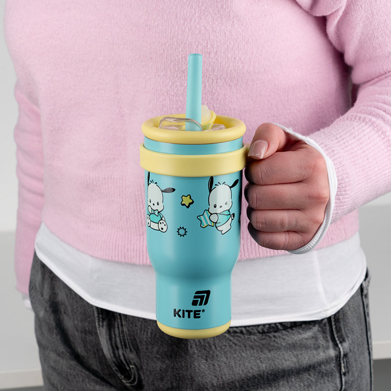 Kubek termiczny ze słomką Kite Pochacco PC25-1266, 530 ml