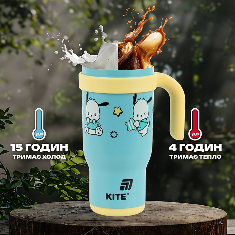 Kubek termiczny ze słomką Kite Pochacco PC25-1266, 530 ml