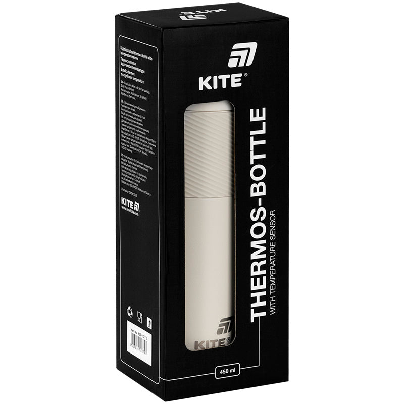 Termos z czujnikiem temperatury Kite K25-1227-1, 450 ml, beżowy