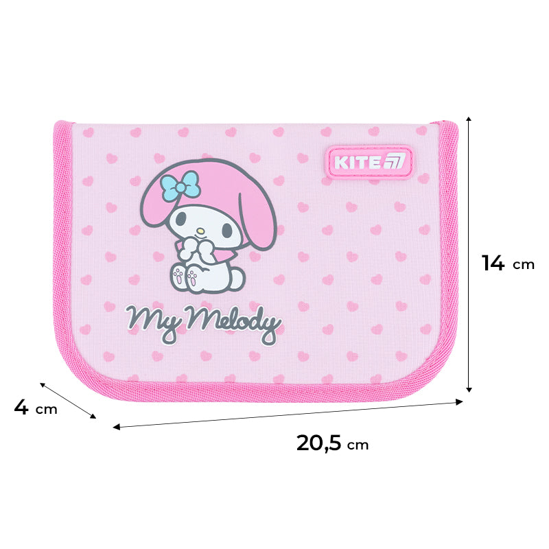 Piórnik bez wyposażenia Kite Hello Kitty HK26-621-3, jednokom., 1-klapkowy