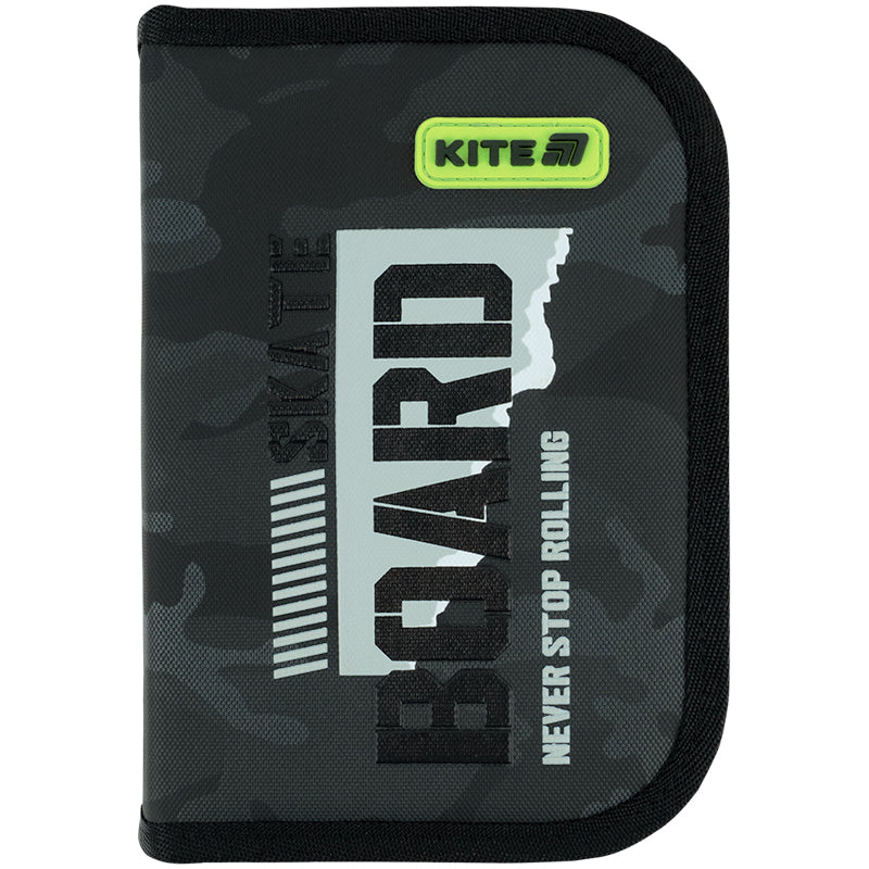 Piórnik bez wyposażenia Kite SK8 Board K26-621-6, jednokom., 1-klapkowy
